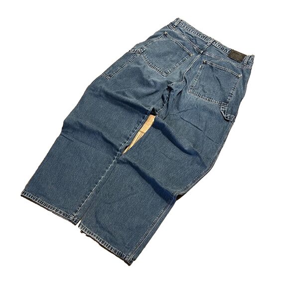 Levis Vintage Silvertab Jeans Mens Carpenter Baggy Wide Leg Skater  35 X 33 - Picture 7 of 8